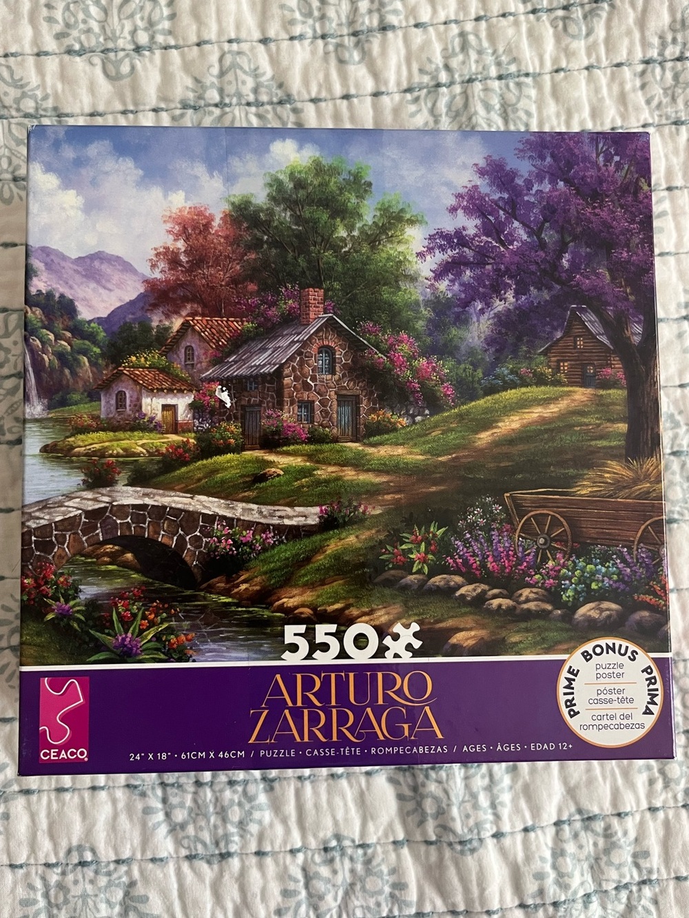 550-Piece Scenic Puzzle - Multicolor
